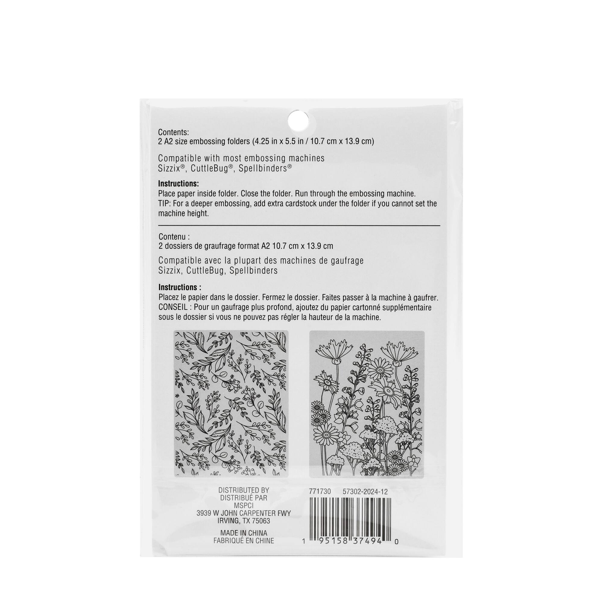 Wild Flower Embossing Folders Set by Recollections™